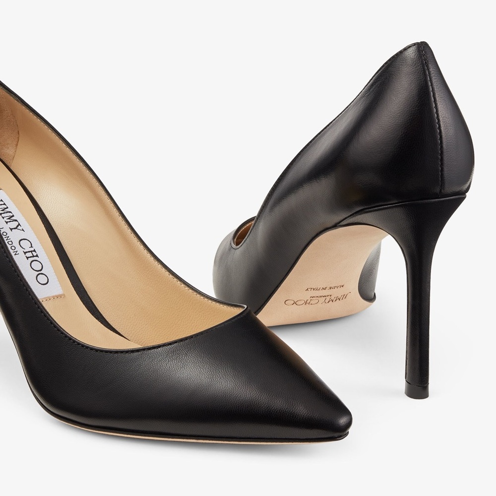 Jimmy Choo Romy 85 Leather Pump- size 40, like new!